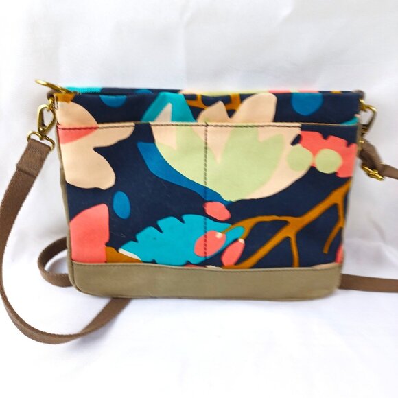 Fossil Crossbody Bag East West Satchel Purse - Picture 5 of 16